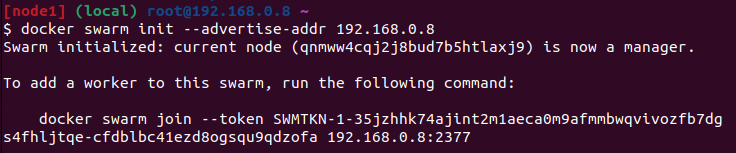 swarm cluster manager
