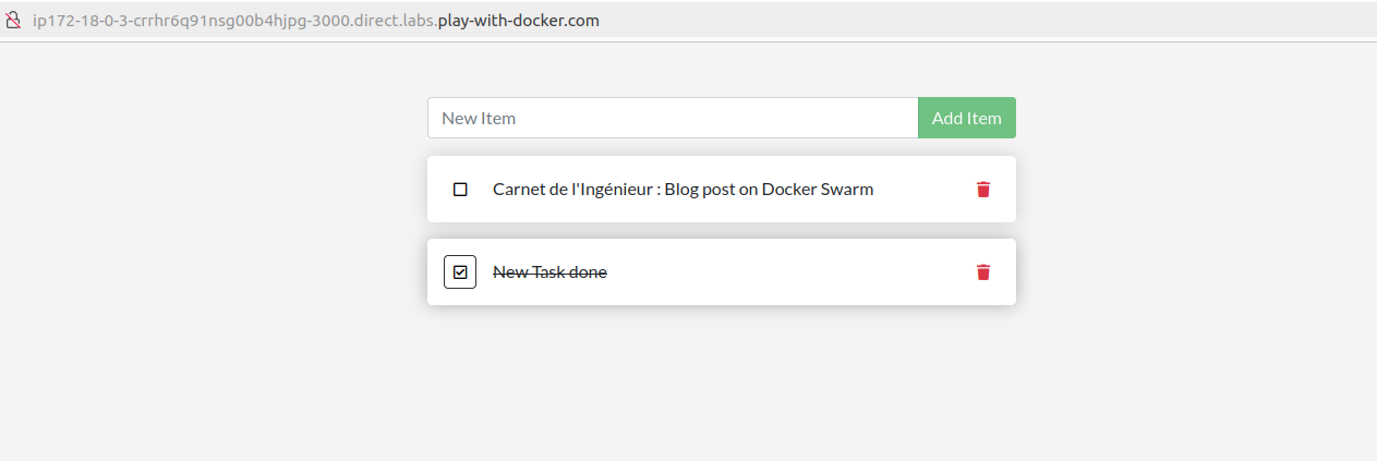 todo list docker
